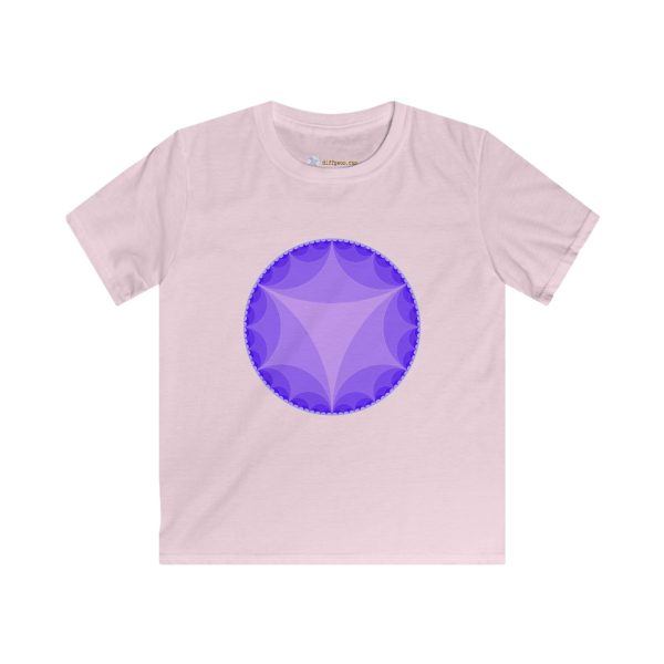 Kids Softstyle Tee: Ideal Triangles Cool - Image 6