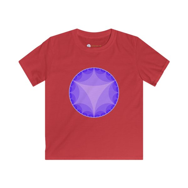 Kids Softstyle Tee: Ideal Triangles Cool - Image 7