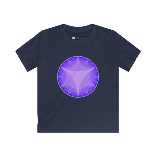 Kids Softstyle Tee: Ideal Triangles Cool - Image 9