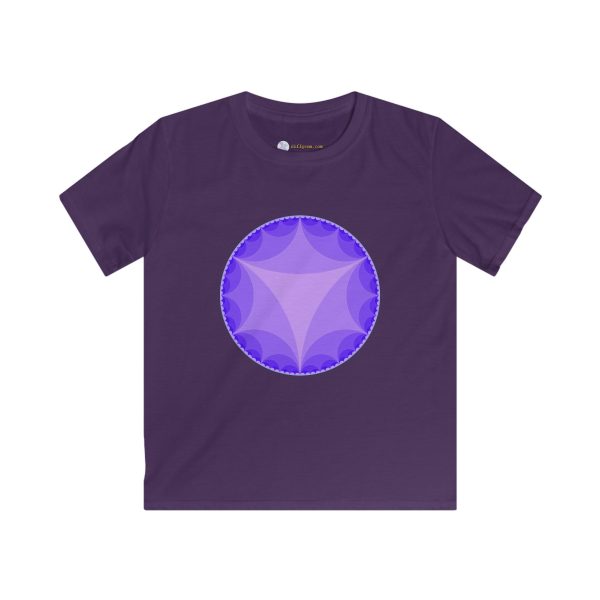 Kids Softstyle Tee: Ideal Triangles Cool - Image 10