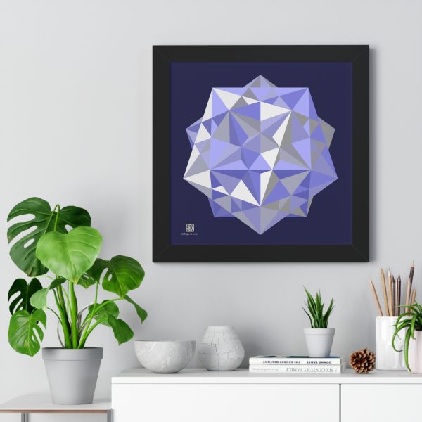Framed Poster: Five Cubes Winter - Image 2