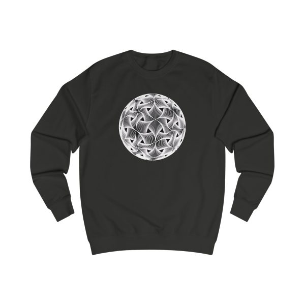 Unisex Sweatshirt: Diatom White - Image 8