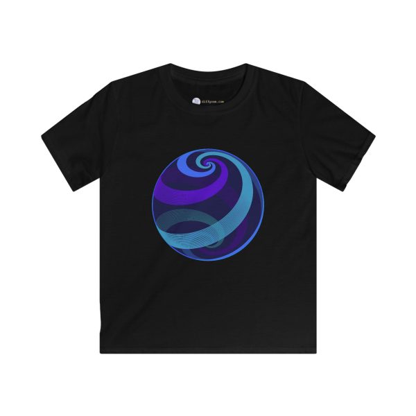 Kids Softstyle Tee: Loxodromes Twilight - Image 8