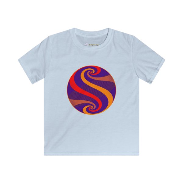 Kids Softstyle Tee: Swirl Dawn - Image 4