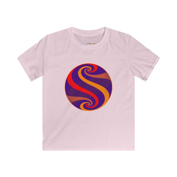 Kids Softstyle Tee: Swirl Dawn - Image 6