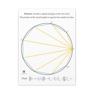 Canvas: Product of Chord Lengths