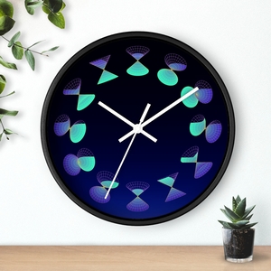 Wall Clock: Conic Sections Phosphor