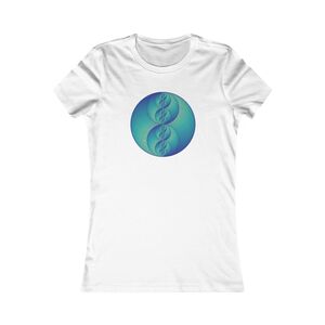 Women's Favorite Tee: Binary Medallion Phosphor