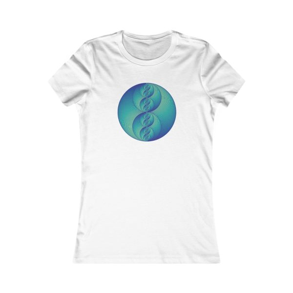Women's Favorite Tee: Binary Medallion Phosphor