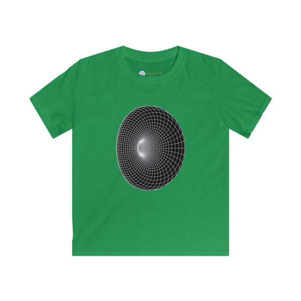 Kids Softstyle Tee: Cyclide White - Image 4