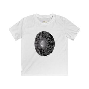 Kids Softstyle Tee: Cyclide White