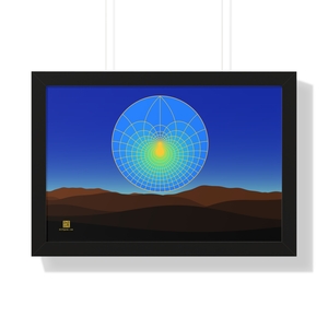 Framed Poster: Lotus Sky