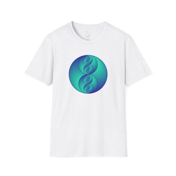 Softstyle T-Shirt: Binary Medallion Phosphor