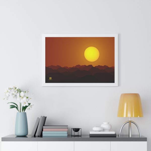 Framed Poster: Nowhere-Differentiable Sun - Image 8