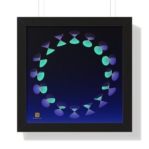 Framed Poster: Conic Sections Phosphor