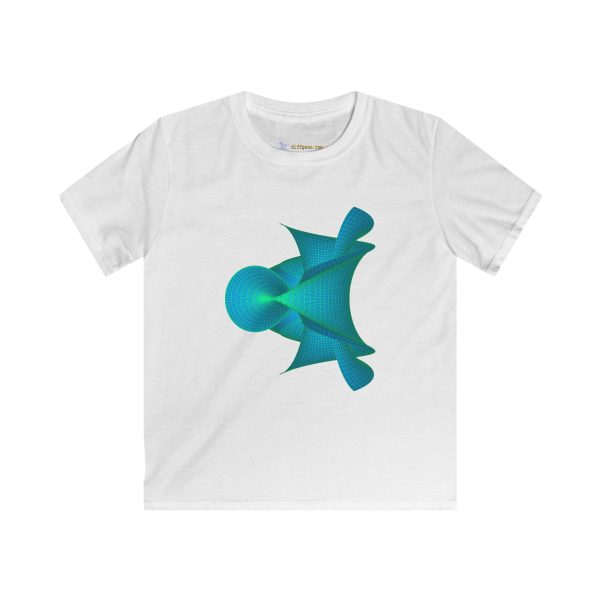 Kids Softstyle Tee: Kuen's Surface Aqua