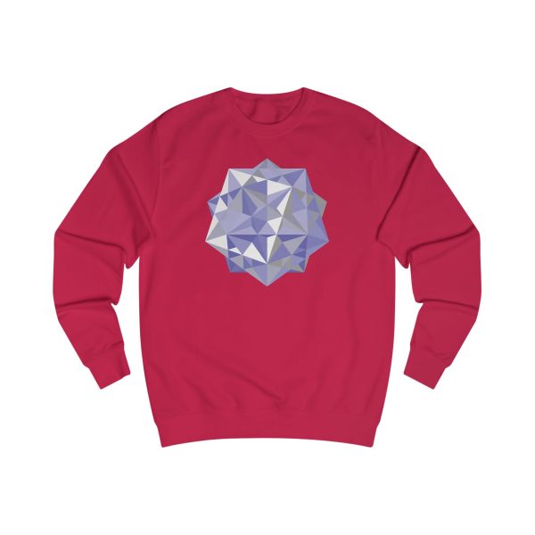 Unisex Sweatshirt: Five Cubes Winter - Image 5