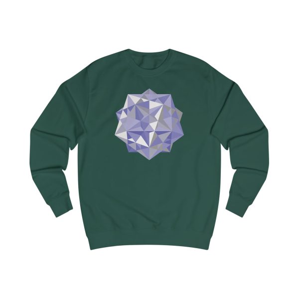 Unisex Sweatshirt: Five Cubes Winter - Image 8