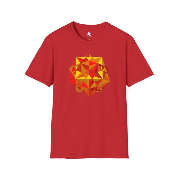 Softstyle T-Shirt: Five Cubes Autumn - Image 6