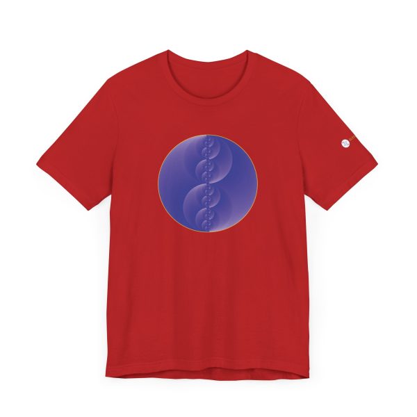 Unisex Tee: Binary Medallion Cirrus - Image 6