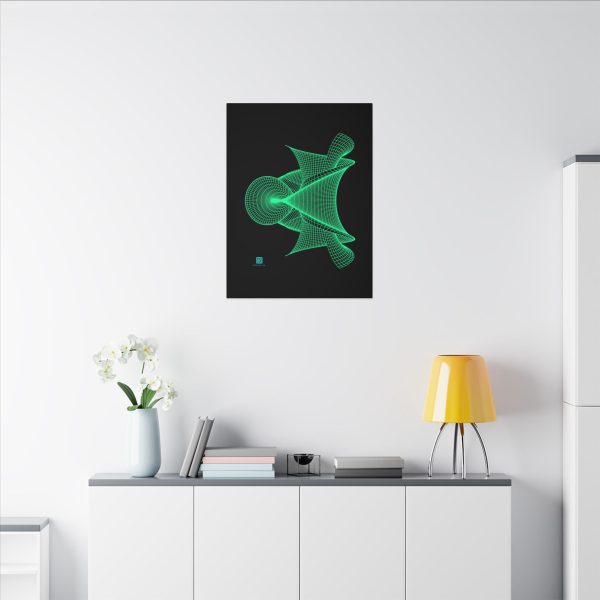 Canvas: Hyperbolic Surface Green Mesh - Image 7
