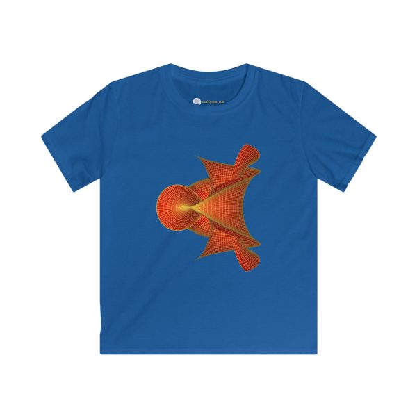 Kids Softstyle Tee: Kuen's Surface Red - Image 5