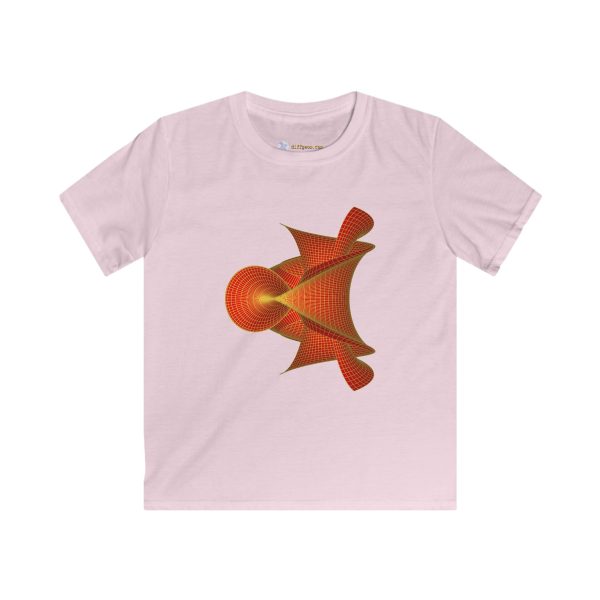 Kids Softstyle Tee: Kuen's Surface Red - Image 6