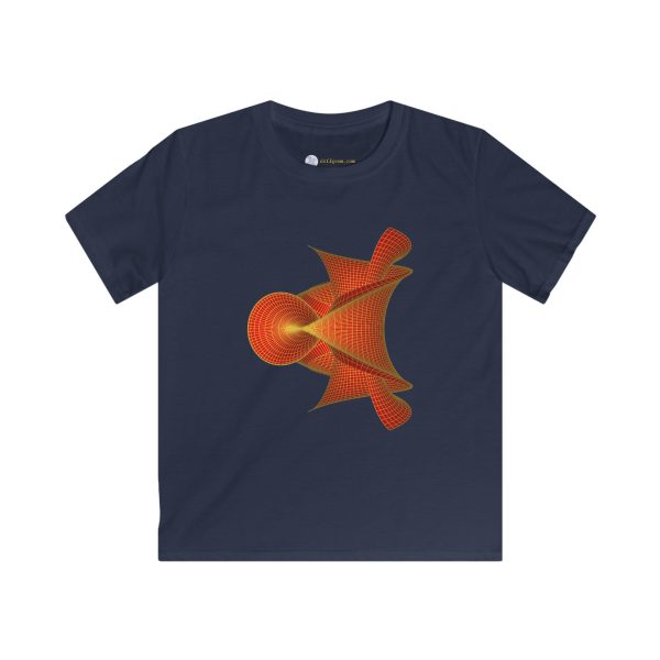 Kids Softstyle Tee: Kuen's Surface Red - Image 9