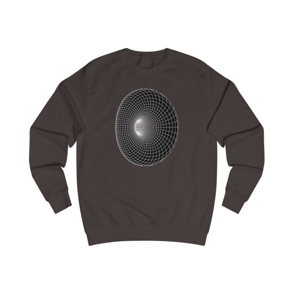 Unisex Sweatshirt: Cyclide White - Image 2