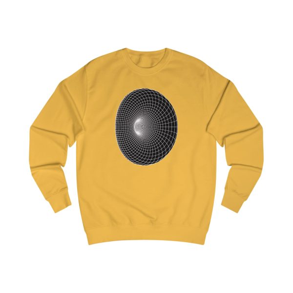Unisex Sweatshirt: Cyclide White - Image 3