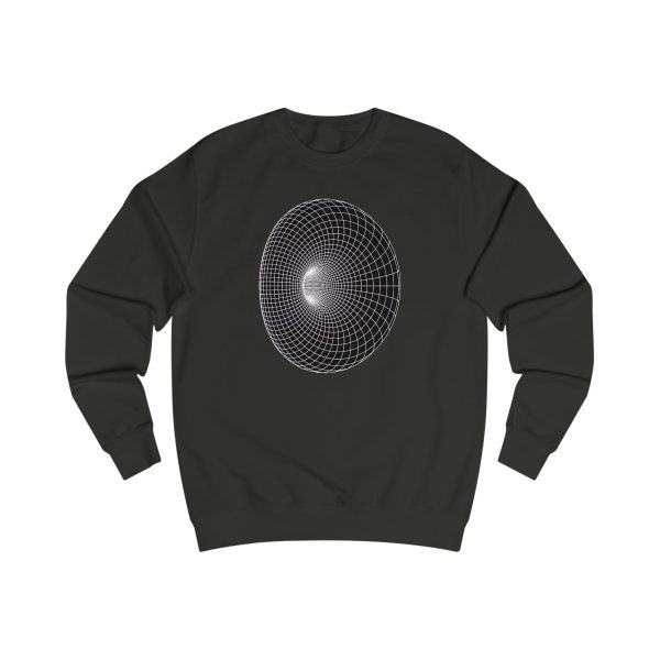 Unisex Sweatshirt: Cyclide White - Image 4