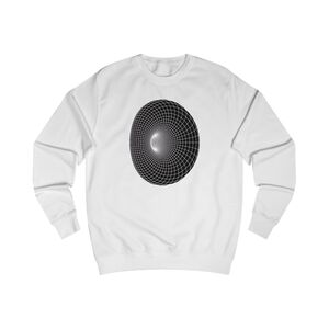 Unisex Sweatshirt: Cyclide White