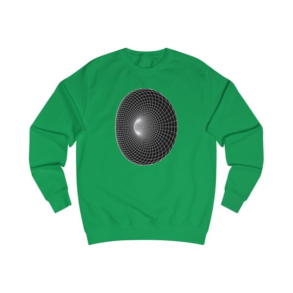 Unisex Sweatshirt: Cyclide White - Image 5