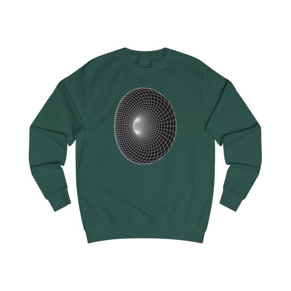 Unisex Sweatshirt: Cyclide White - Image 6