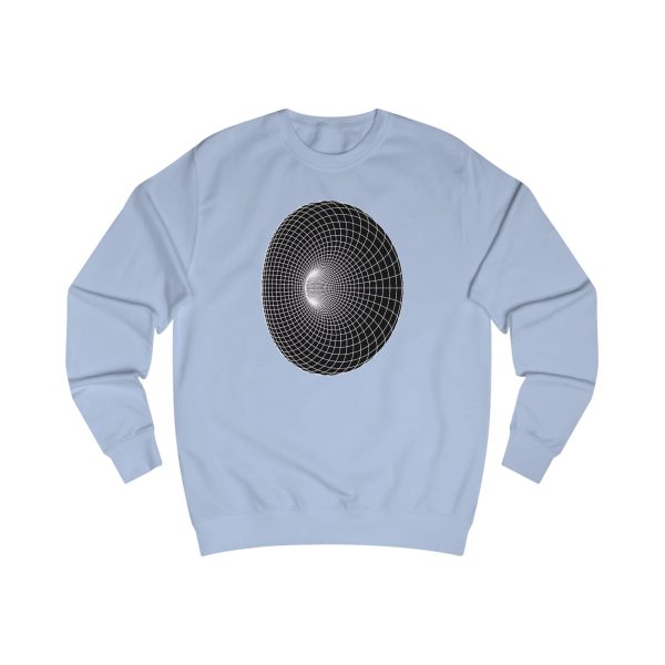 Unisex Sweatshirt: Cyclide White - Image 7