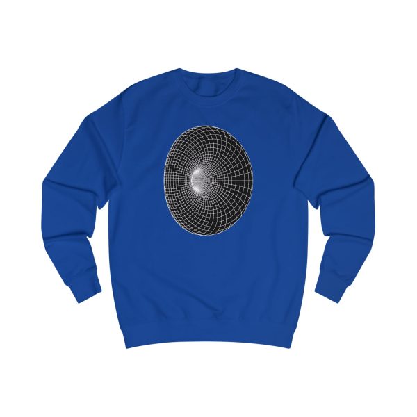 Unisex Sweatshirt: Cyclide White - Image 8