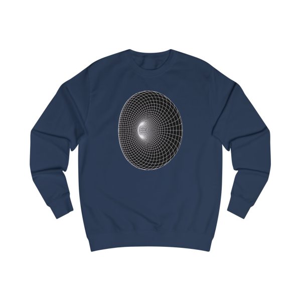 Unisex Sweatshirt: Cyclide White - Image 9