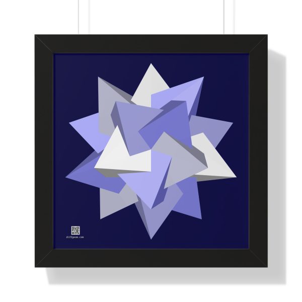 Framed Poster: Five Tetrahedra Winter