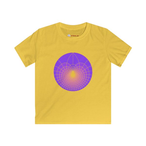 Kids Softstyle Tee: Lotus Dawn - Image 3