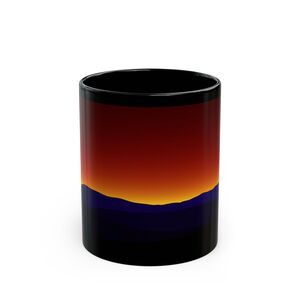 Ceramic Mug (11oz): Nowhere-Differentiable Sunset