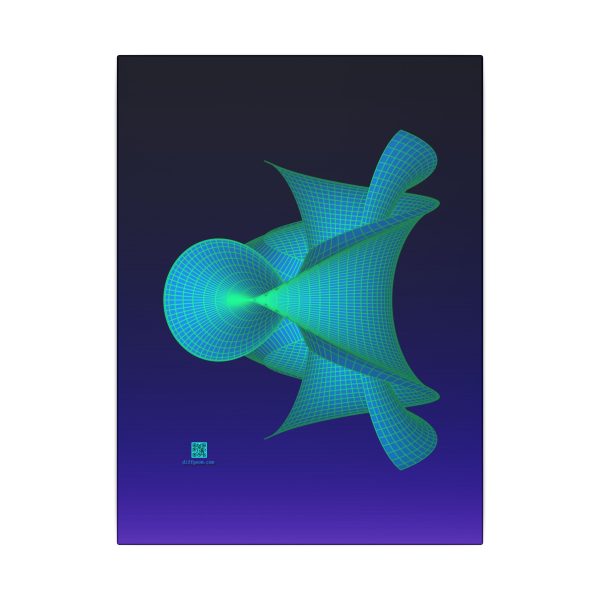 Canvas: Hyperbolic Surface Aqua