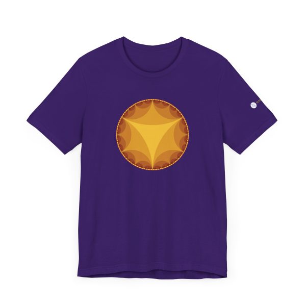 Unisex Tee: Ideal Triangles Warm - Image 10