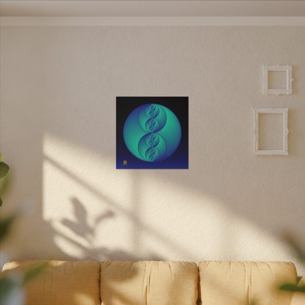 Canvas: Binary Medallion Phosphor - Image 2