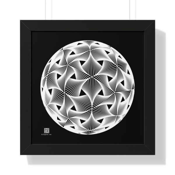 Framed Poster: Diatom White