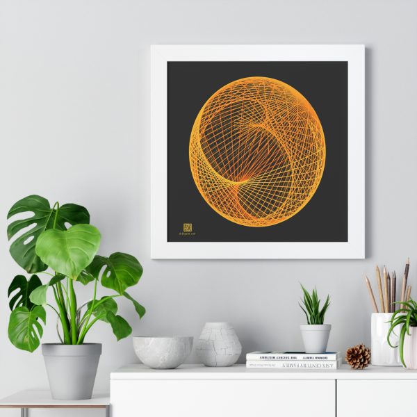 Framed Poster: Ellipsoid Geodesics Forge - Image 4