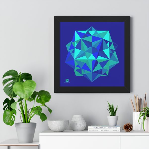 Framed Poster: Five Cubes Ocean - Image 2