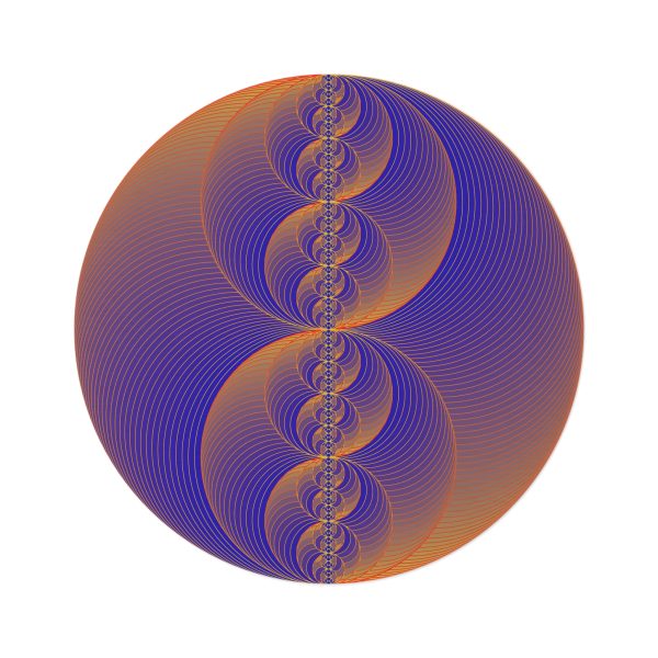 Rug: Binary Medallion Lapis Gold - Image 4