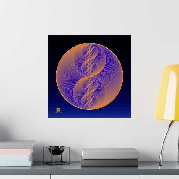 Poster: Binary Medallion Lapis - Image 9