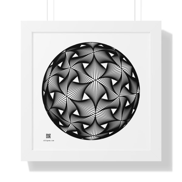 Framed Poster: Diatom Black - Image 3