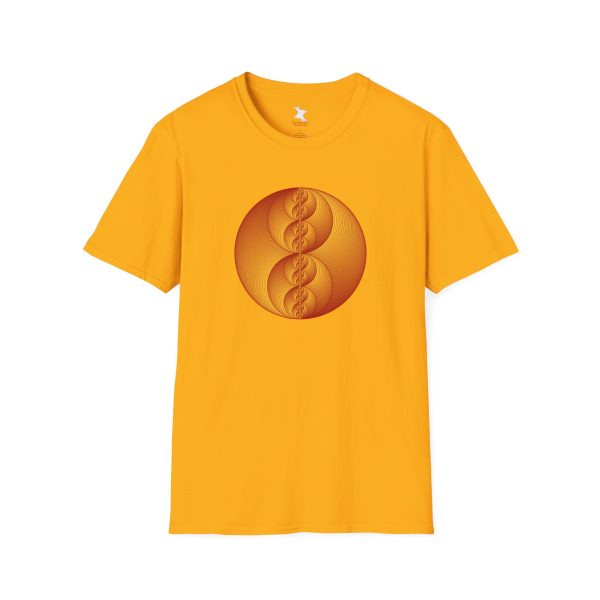 Softstyle T-Shirt: Binary Medallion Red - Image 2